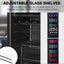 Victoria 40-Bottle Dual Zone Freestanding Wine Cooler in Black | Fridge.com