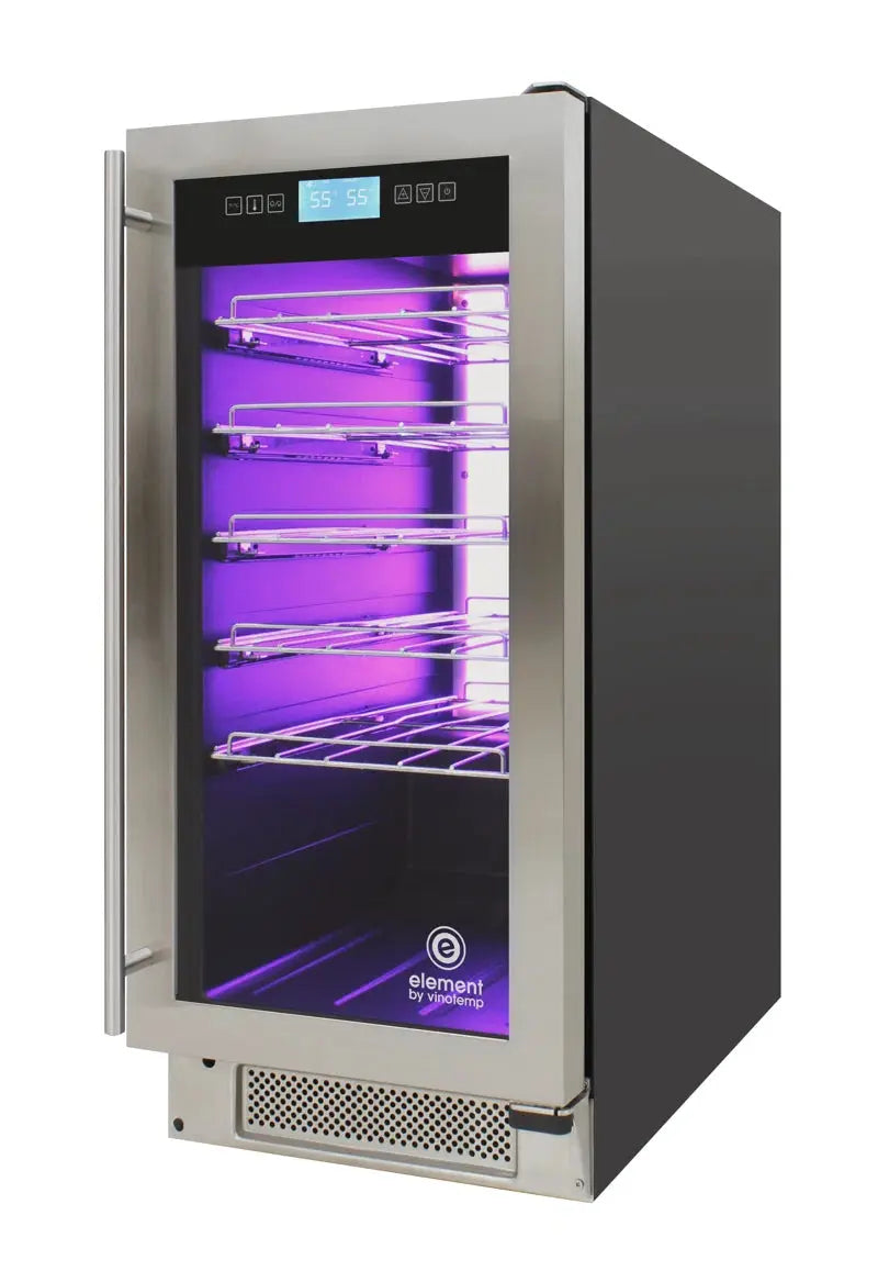 Vinotemp 15'' 32 Bottle Single Zone Wine Refrigerator | Fridge.com