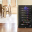 Vinotemp 19.75'' 42 Bottle Single Zone Freestanding Wine Refrigerator | Fridge.com