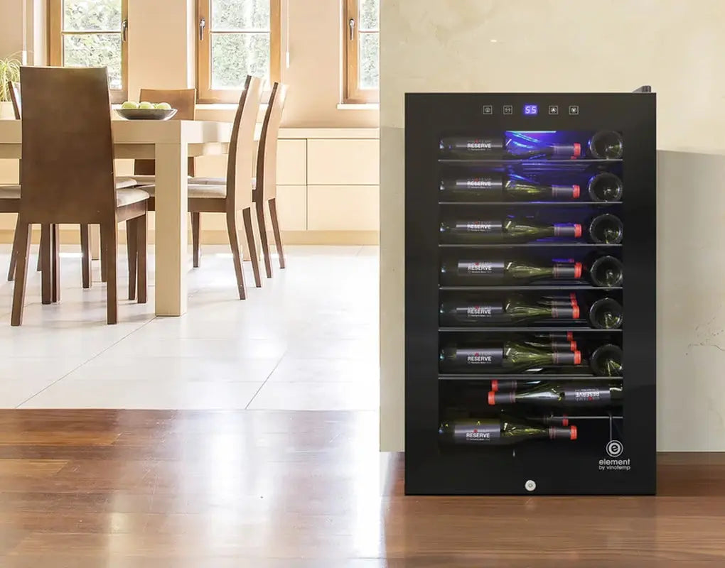 Vinotemp 19.75'' 42 Bottle Single Zone Freestanding Wine Refrigerator | Fridge.com