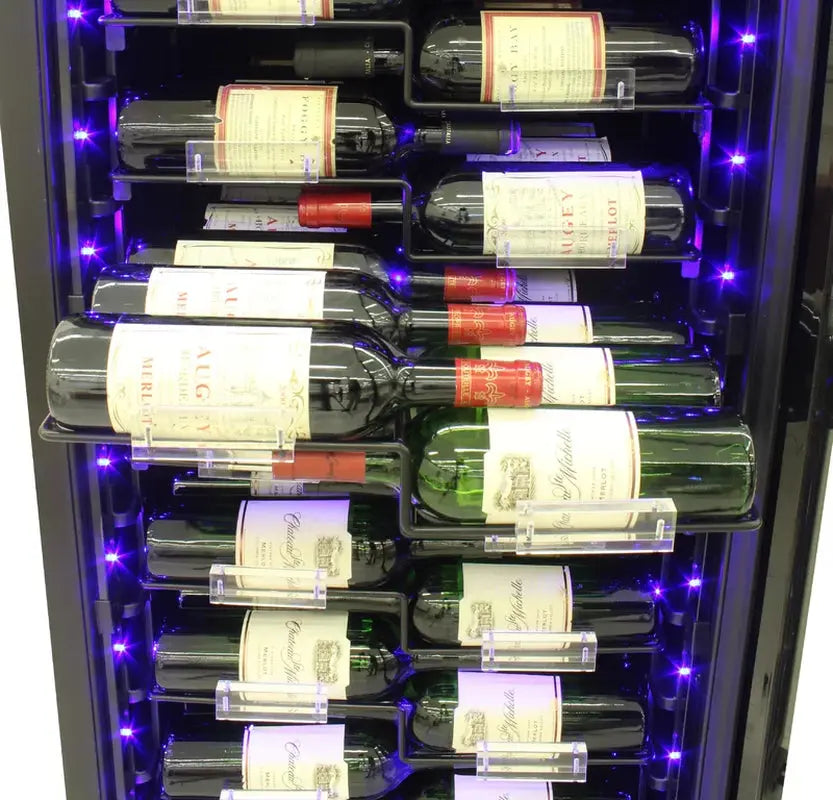 Vinotemp 23.62'' 162 Bottle Single Zone Freestanding Wine Refrigerator | Fridge.com