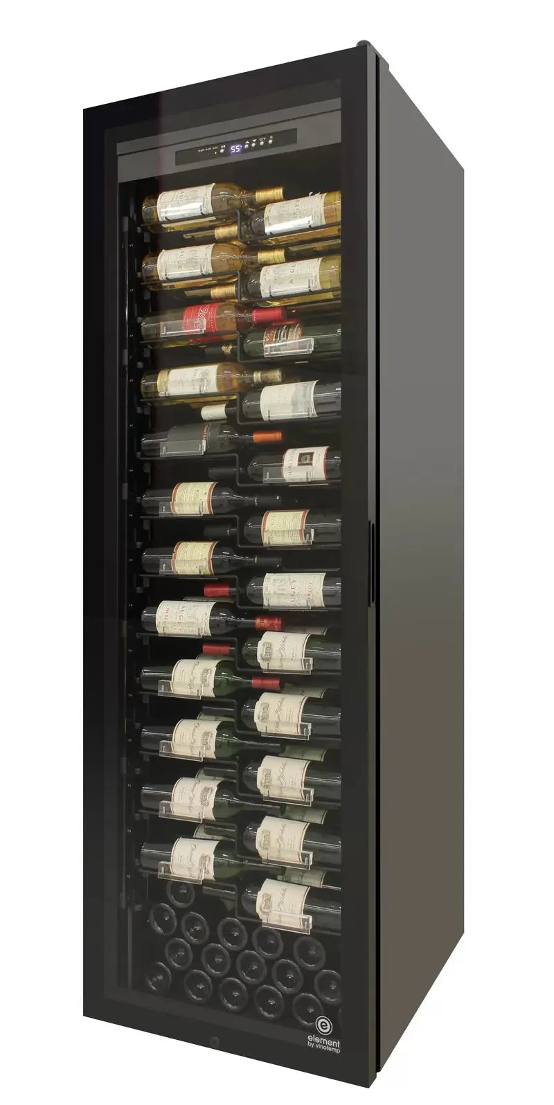 Vinotemp 23.62'' 162 Bottle Single Zone Freestanding Wine Refrigerator | Fridge.com