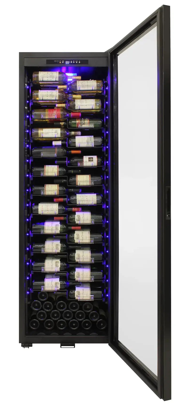 Vinotemp 23.62'' 162 Bottle Single Zone Freestanding Wine Refrigerator | Fridge.com