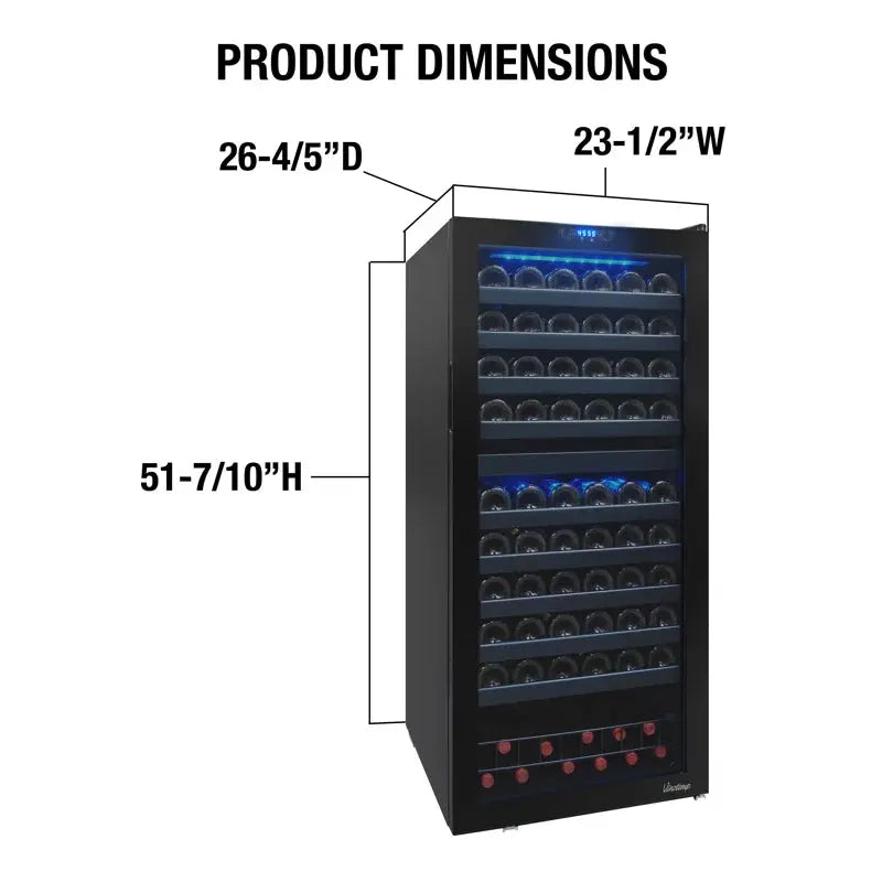 Vinotemp Butler Series Dual-Zone Wine Cooler | Fridge.com