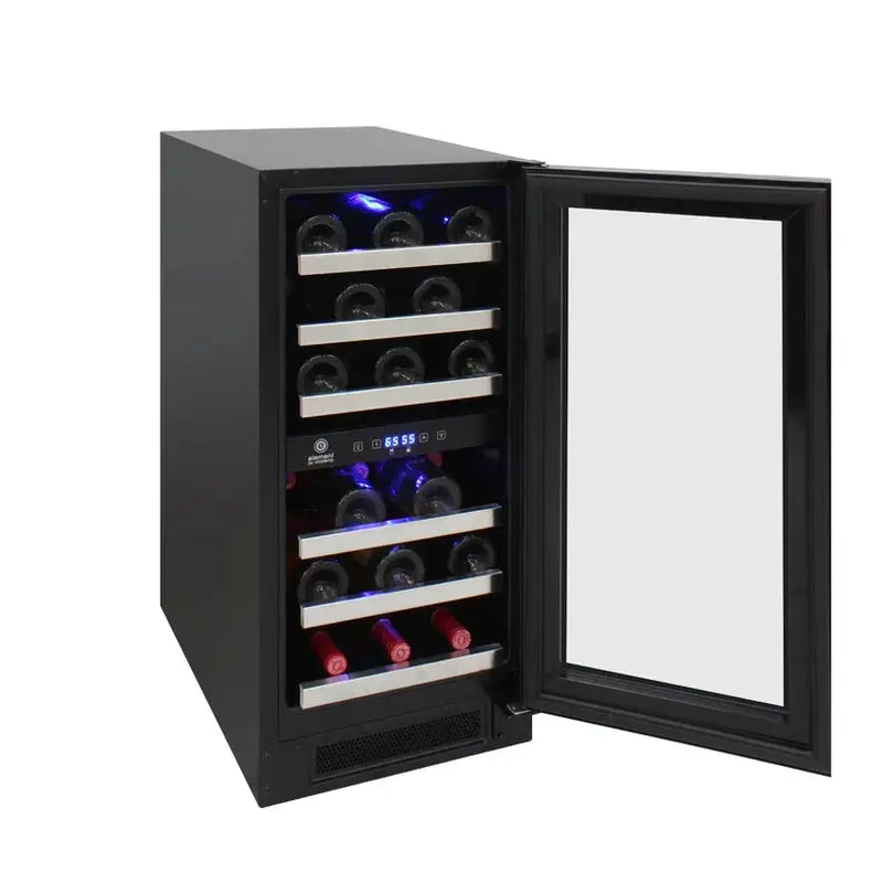 Vinotemp Connoisseur Series Compact Dual-Zone Wine Cooler | Fridge.com