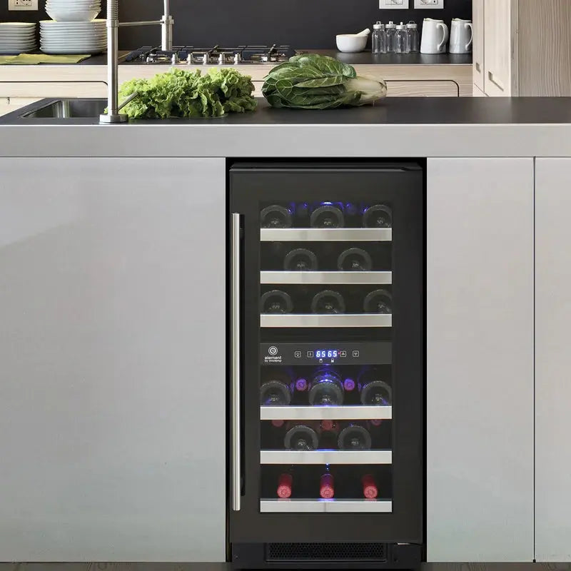 Vinotemp Connoisseur Series Compact Dual-Zone Wine Cooler | Fridge.com