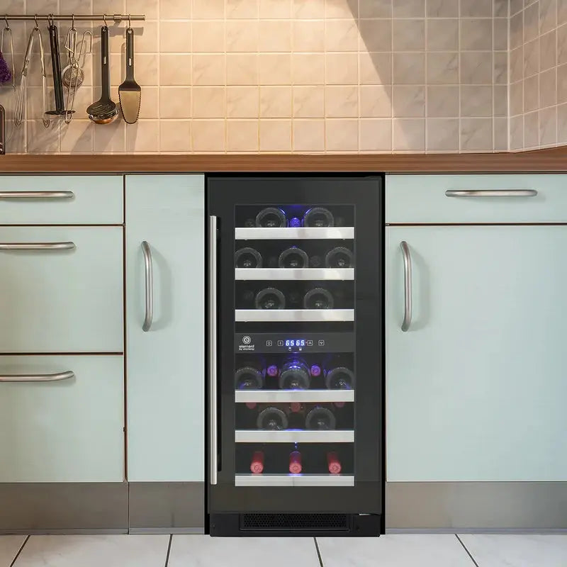 Vinotemp Connoisseur Series Compact Dual-Zone Wine Cooler | Fridge.com