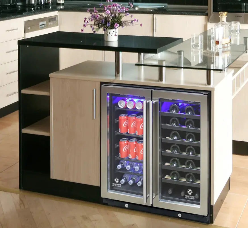 Vinotemp Connoisseur Series Dual-Zone 30" Wine and Beverage Cooler | Fridge.com