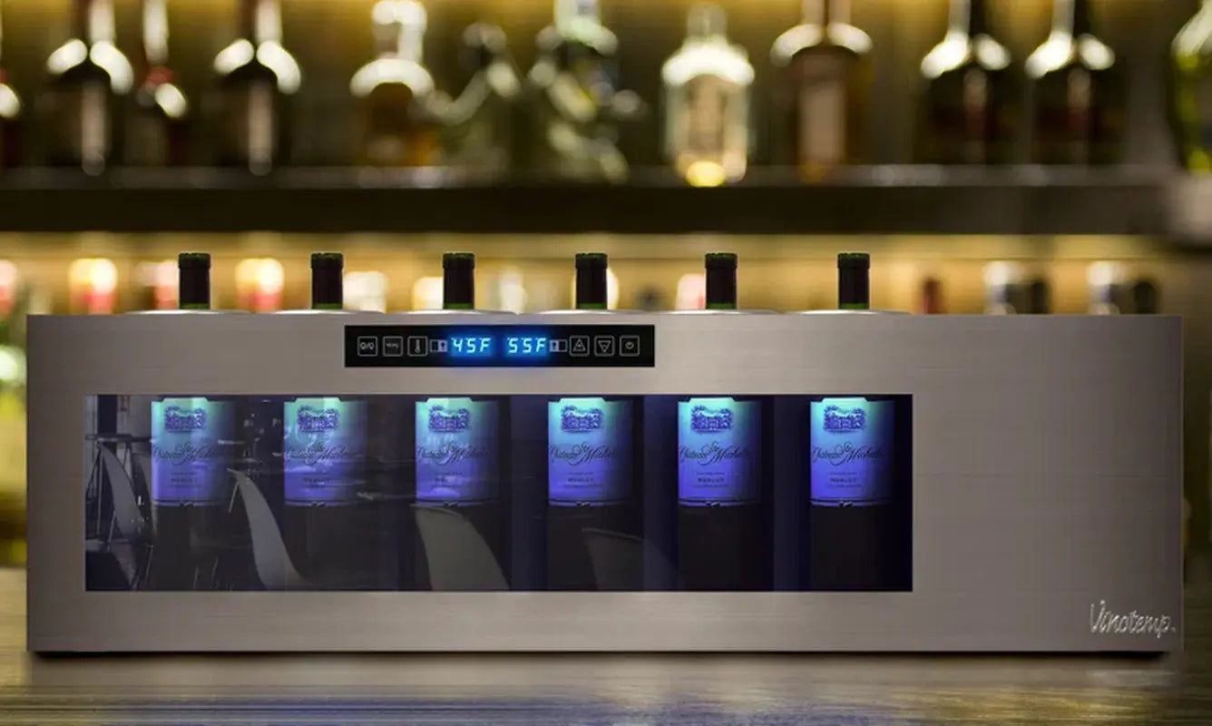 Vinotemp Il Romanzo Series Dual-Zone Wine Cooler | Fridge.com