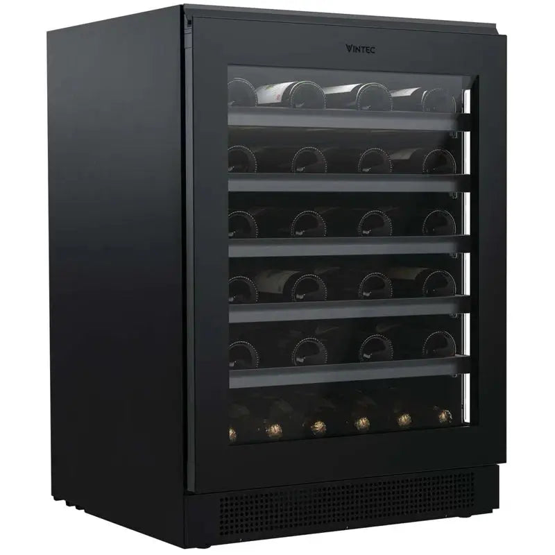 Vintec 23.5'' 41 Bottle Single Zone Freestanding Wine Refrigerator | Fridge.com