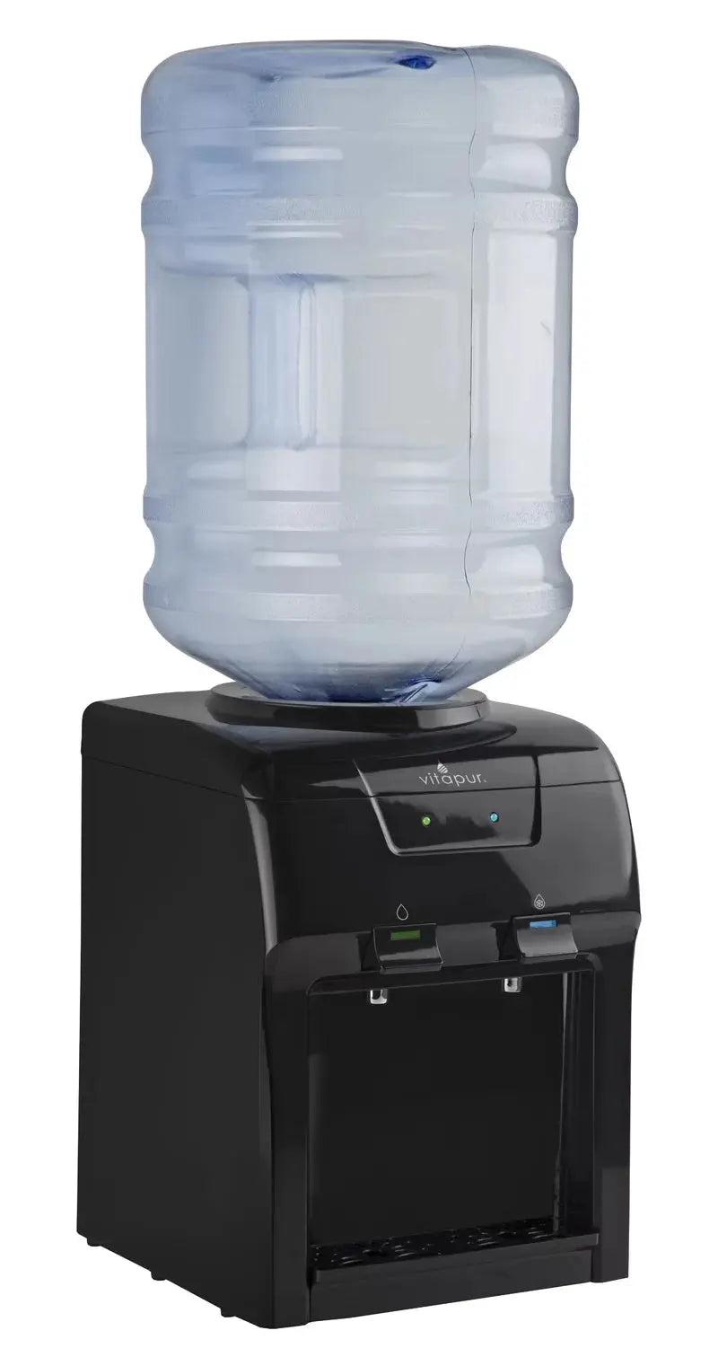 Vitapur Black Countertop Top Loading Electric Water Dispenser | Fridge.com