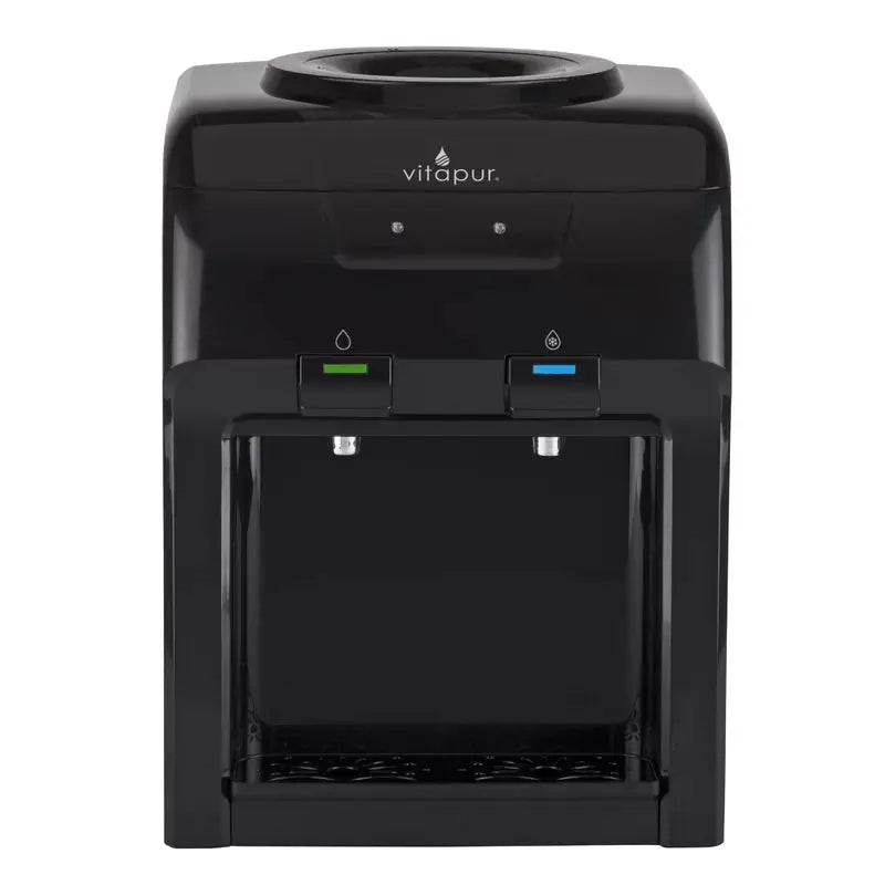 Vitapur Black Countertop Top Loading Electric Water Dispenser | Fridge.com