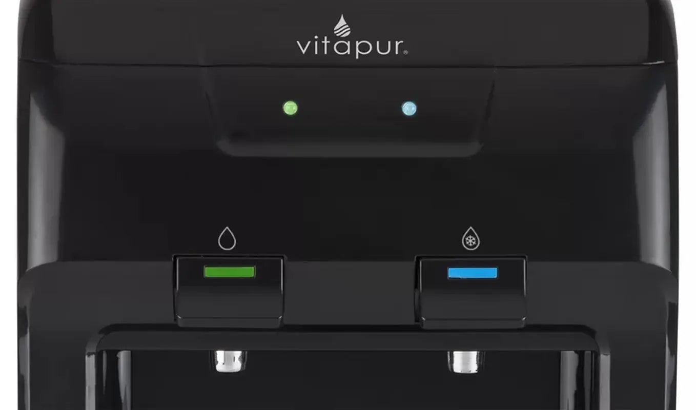 Vitapur Black Countertop Top Loading Electric Water Dispenser | Fridge.com