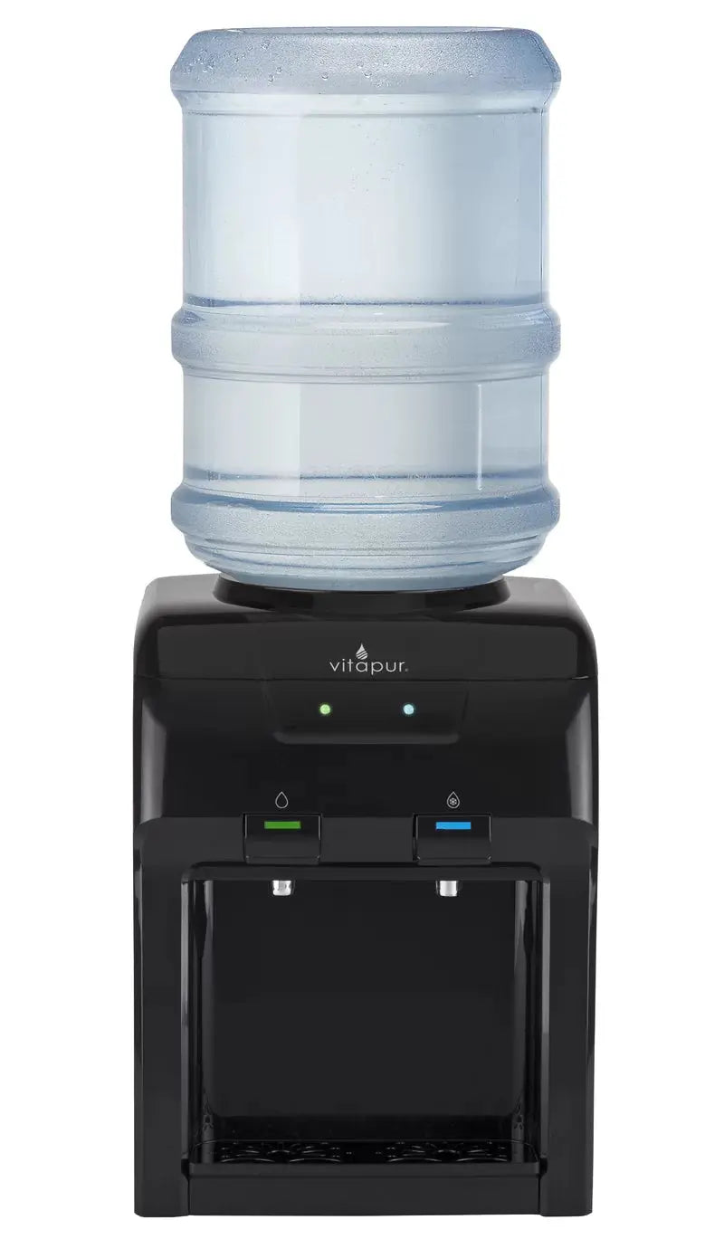 Vitapur Black Countertop Top Loading Electric Water Dispenser | Fridge.com