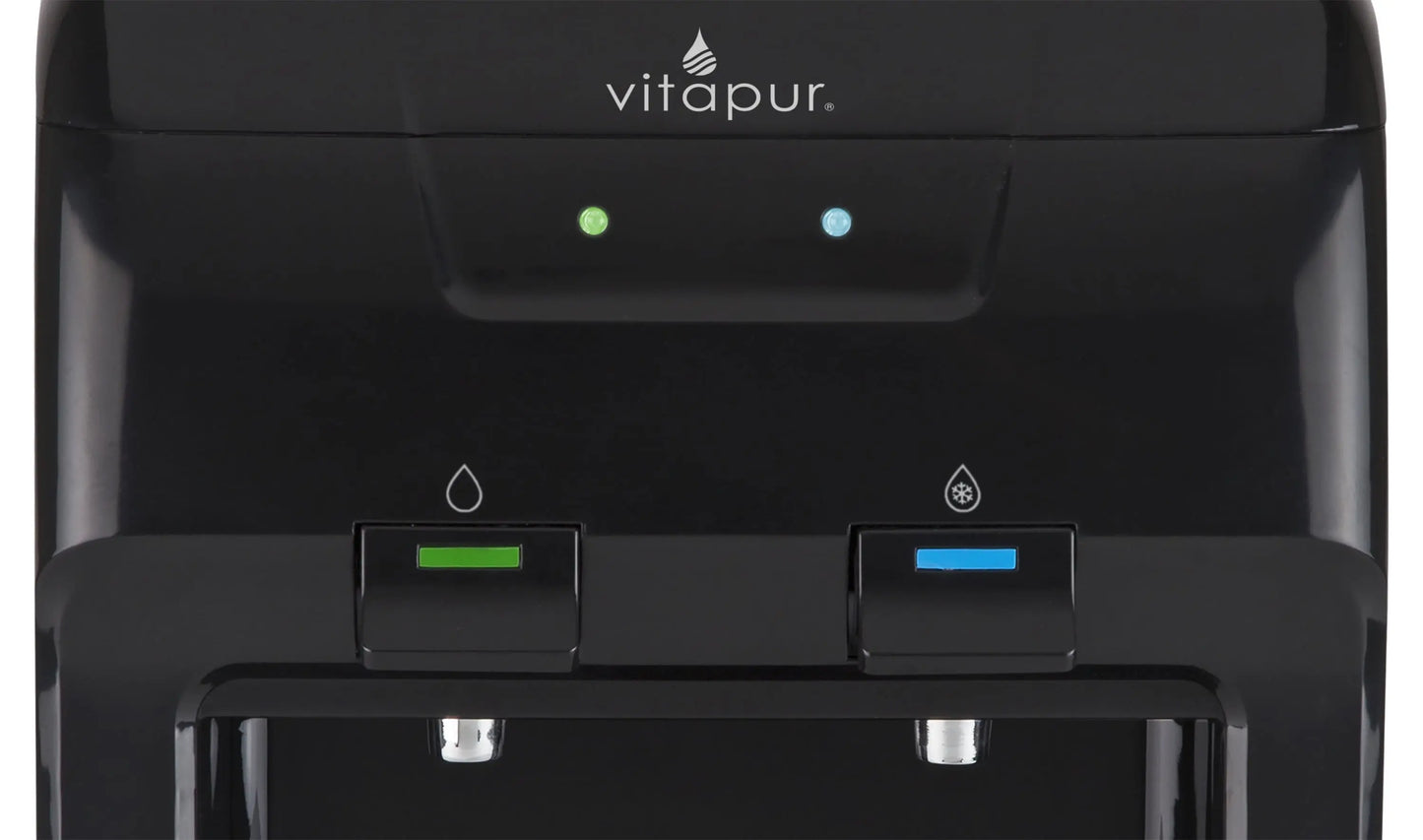 Vitapur Countertop Room and Cold (42.8°F - 46.4°F) Water Dispenser Black | Fridge.com