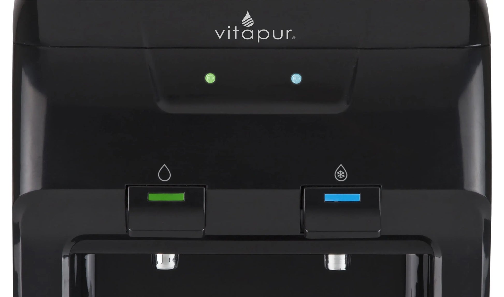 Vitapur Countertop Room and Cold (42.8°F - 46.4°F) Water Dispenser Black | Fridge.com