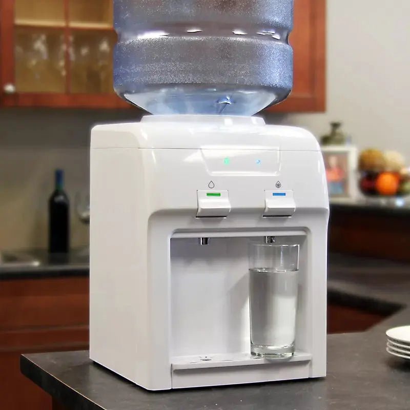 Vitapur White Countertop Top Loading Electric Water Dispenser | Fridge.com