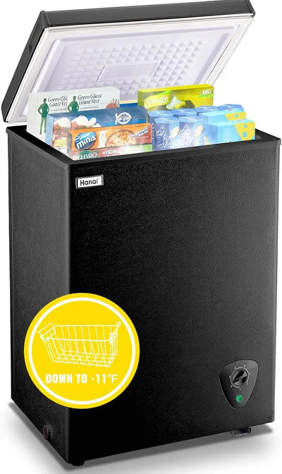 WANAI Deep Small Chest Freezer 3.0 Cu.Ft | Fridge.com