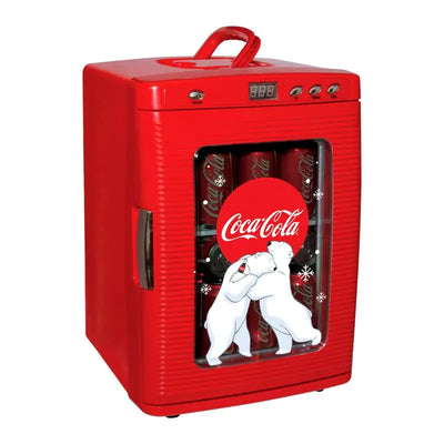 Coca-Cola Polar Bear 28 Can Cooler/Warmer 12V DC 110V AC Mini Fridge Red | Fridge.com