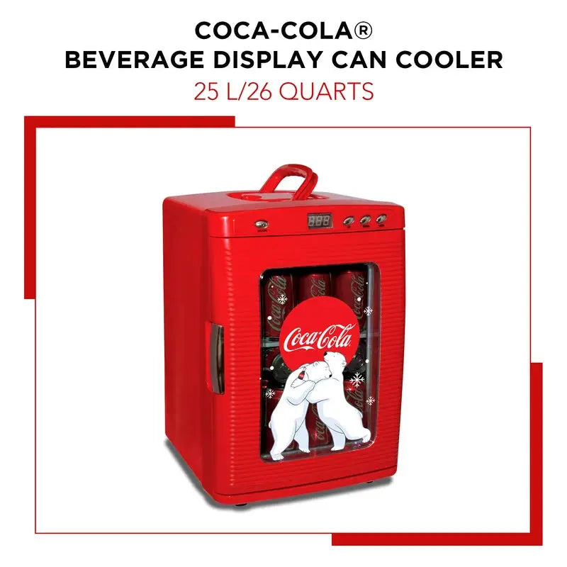 Coca-Cola Polar Bear 28 Can Cooler/Warmer 12V DC 110V AC Mini Fridge Red | Fridge.com