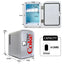 Coca-Cola Diet Coke 4L Cooler/Warmer 12V DC 110V AC Mini Fridge, Gray | Fridge.com