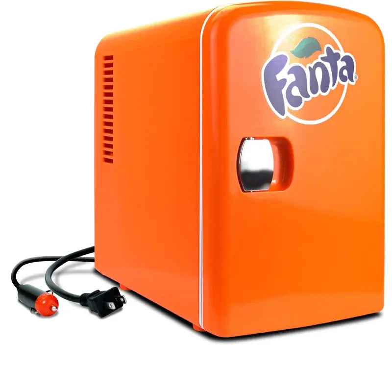 Coca-Cola Fanta 4L Cooler/Warmer 12V DC 110V AC Mini Fridge, Orange | Fridge.com