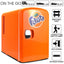 Coca-Cola Fanta 4L Cooler/Warmer 12V DC 110V AC Mini Fridge, Orange | Fridge.com