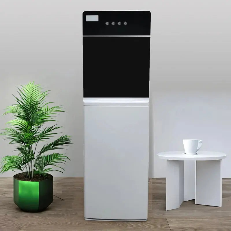 Water Dispenser, 12.2 X 12.6 X 38.6", Bottom Load Cabinet with Cold Hot Room Temperature Outlets | Fridge.com