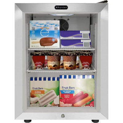 Whynter 1.8 Cu. Ft. Countertop Reach-In Display Glass Door Freezer | Fridge.com