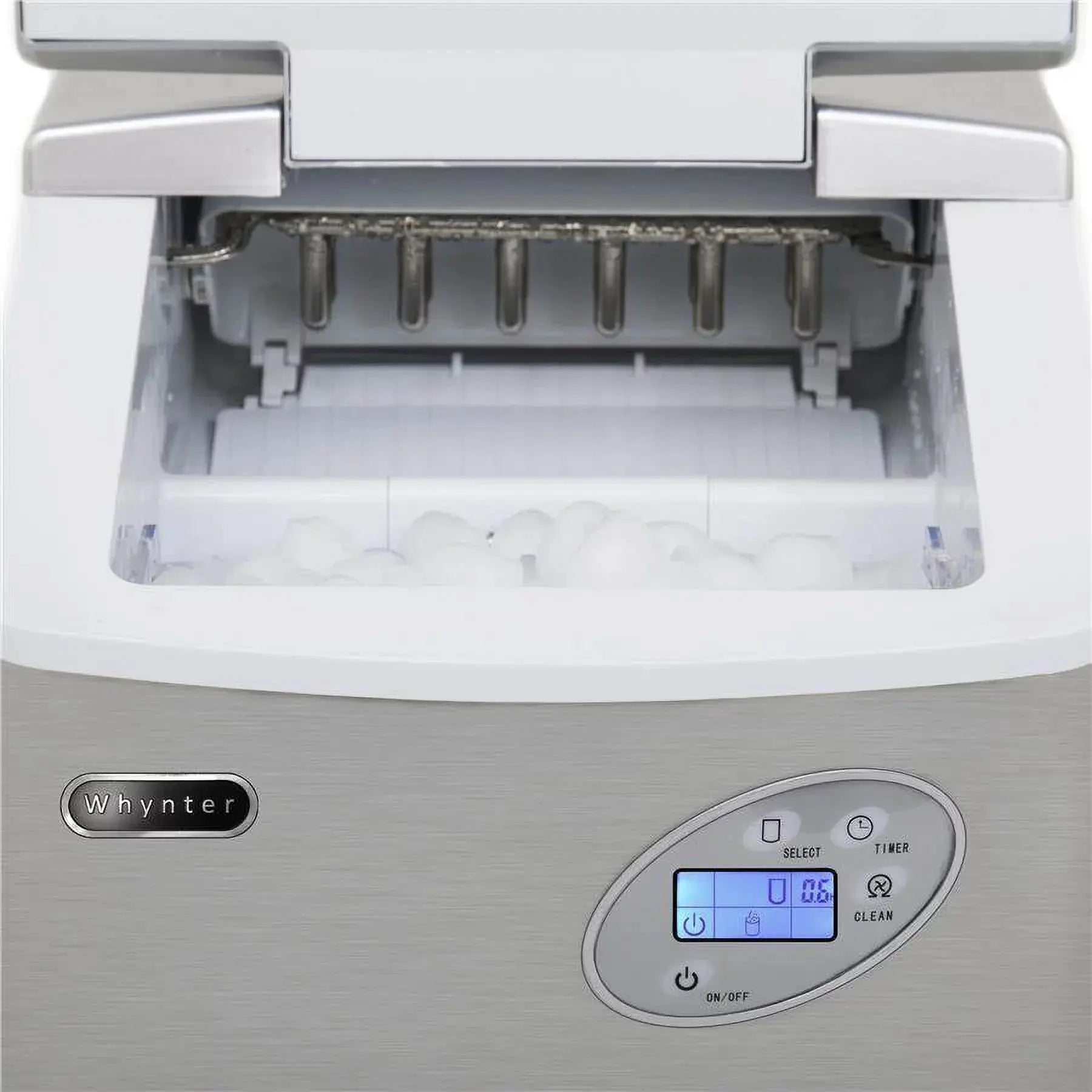 Whynter 49 Lb. Stainless Steel Countertop Ice Maker | Fridge.com