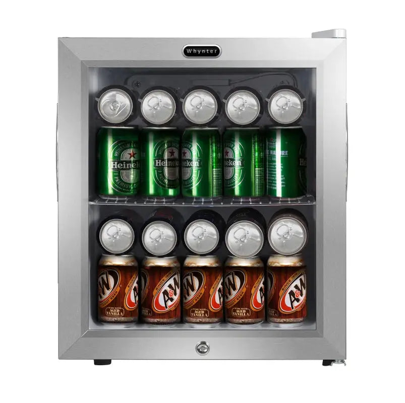 Whynter 62 Cans Beverage Refrigerator with Lock | Fridge.com