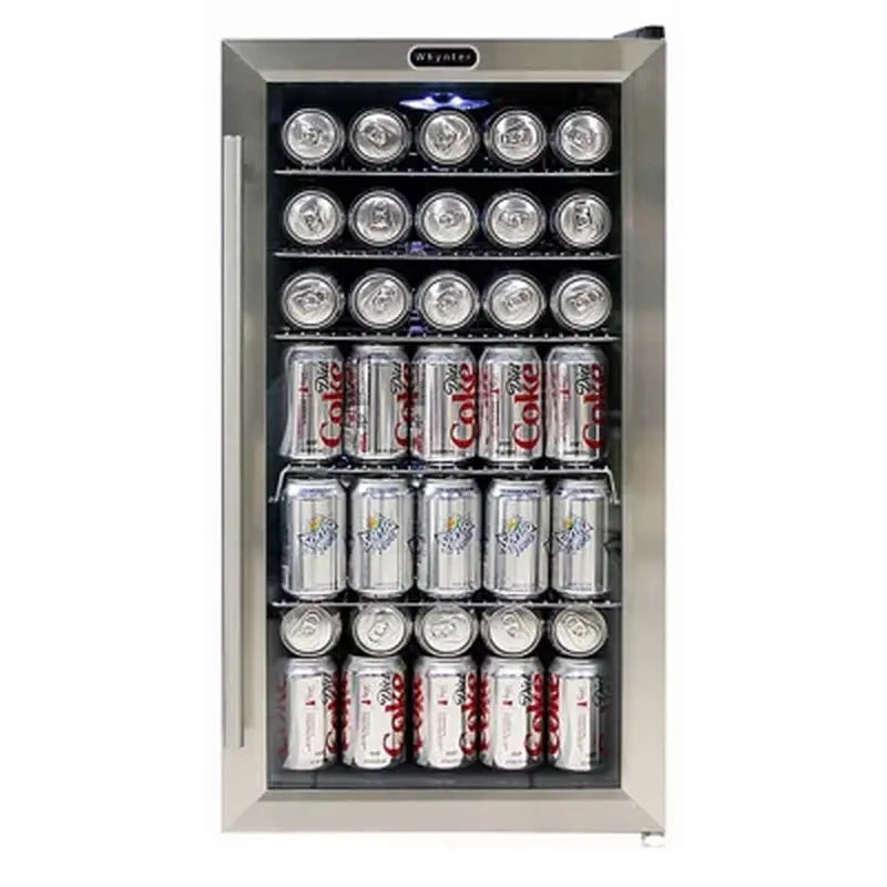 Whynter Beverage 120-Can Refrigerator, Stainless Steel | Fridge.com