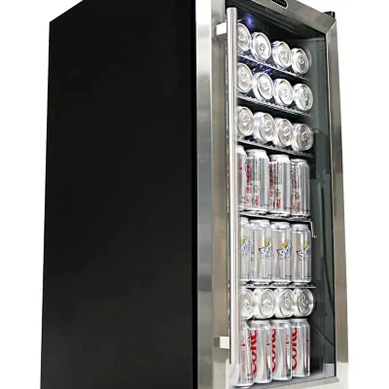 Whynter Beverage 120-Can Refrigerator, Stainless Steel | Fridge.com