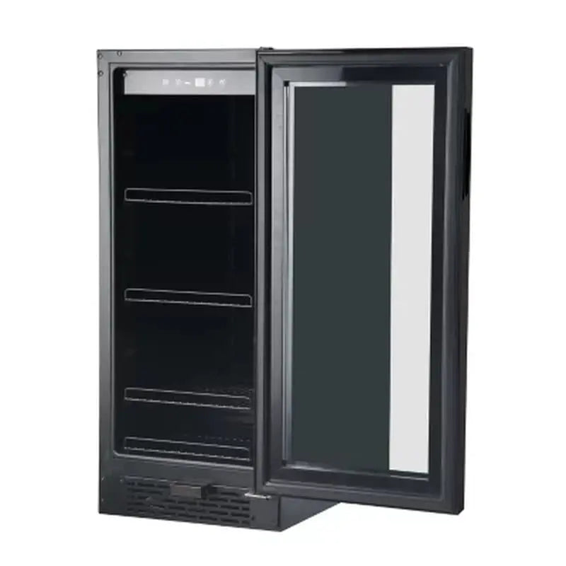 Whynter Built-In Black Glass 80-Can Capacity 3.4 Cu Ft. Beverage Refrigerator | Fridge.com