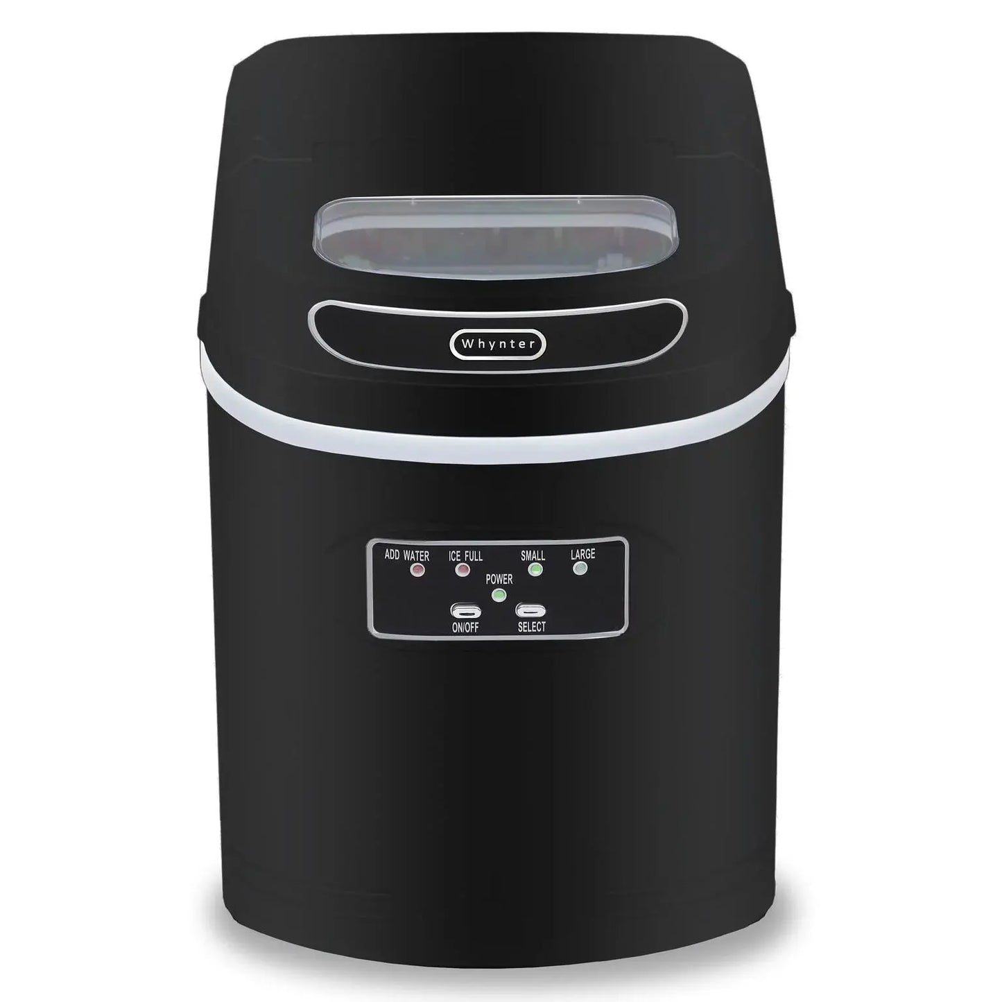 Whynter Compact Portable Ice Maker 27 Lb Capacity - Metallic Silver | Fridge.com