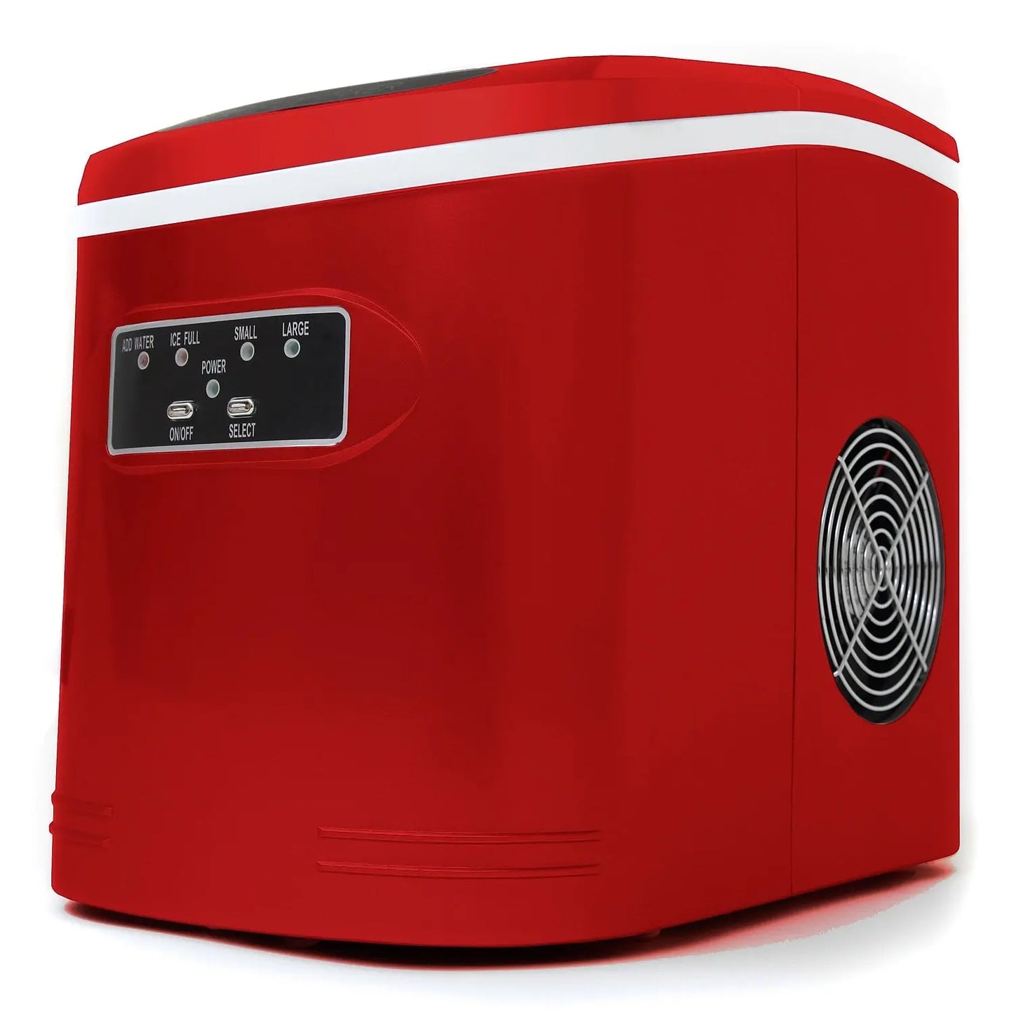 Whynter Compact Portable Ice Maker 27 Lb Capacity - Red | Fridge.com