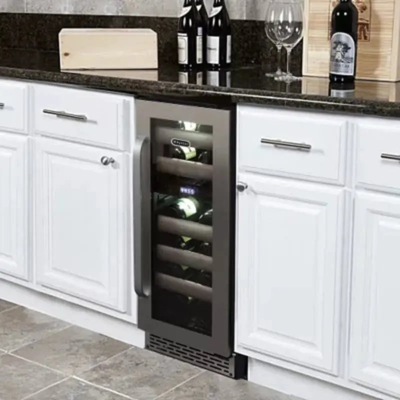 Whynter Elite 17-Bottle Dual-Zone Wine Cellar, Stainless Steel | Fridge.com