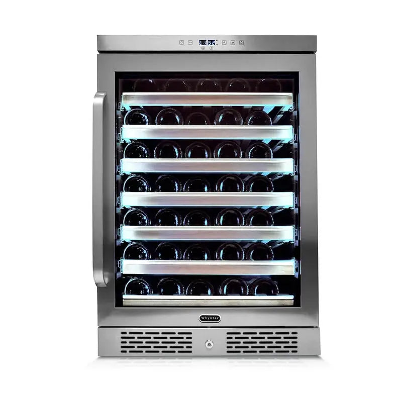 Whynter Elite 24'' Width Spectrum Lightshow 54 Bottle Built-In Wine Refrigerator with Touch Control | Fridge.com