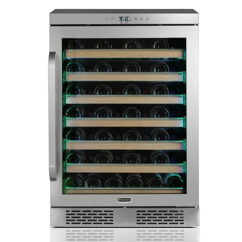 Whynter Elite 24'' Width Spectrum Lightshow 54 Bottle Built-In Wine Refrigerator with Touch Control | Fridge.com