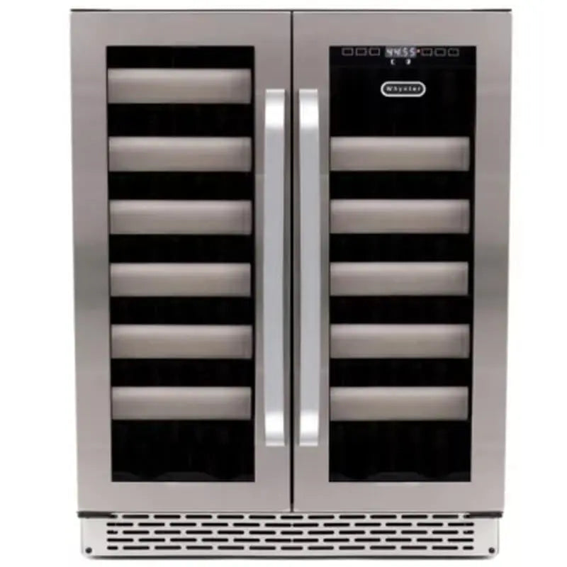 Whynter Elite 40-Bottle Dual Zone Built-In Wine Cellar, Stainless Steel | Fridge.com