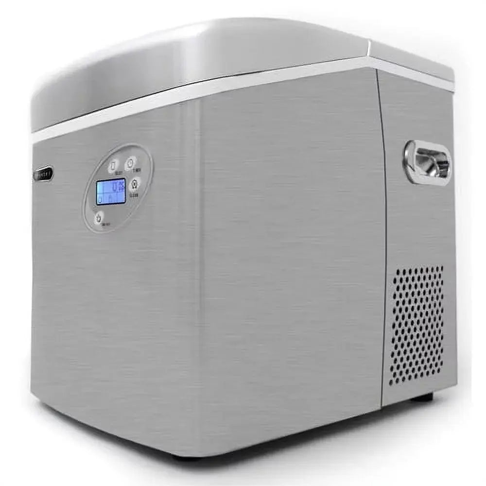 Whynter Portable Ice Maker with 49Lb Capacity Stainless Steel with Water Connection | Fridge.com