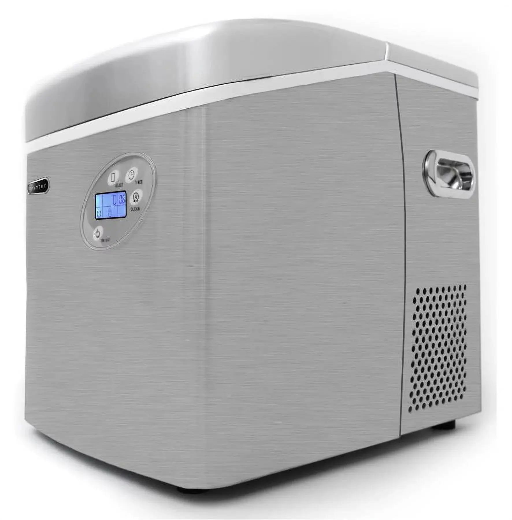 Whynter Portable Ice Maker with 49Lb Capacity Stainless Steel with Water Connection | Fridge.com