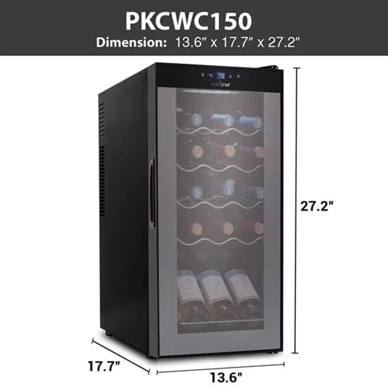 Wildon Home® 15 Bottle Freestanding Wine Refrigerator | Fridge.com