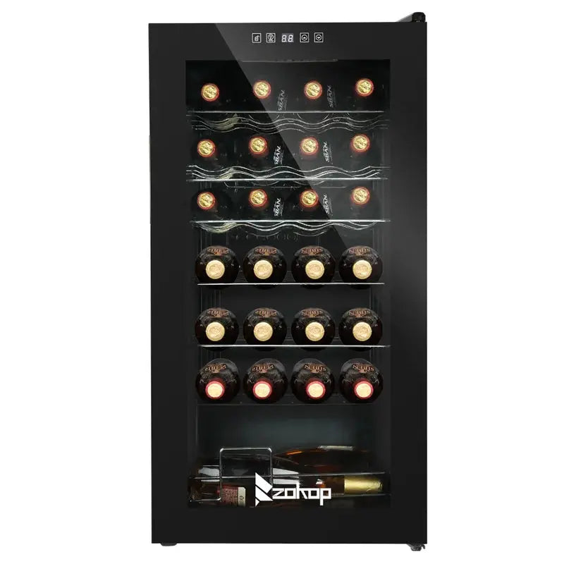 Winado 16.9'' 28 Bottle and Can Single Zone Freestanding Wine & Beverage Refrigerator | Fridge.com