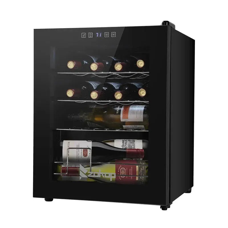 Winado 17.72'' 16 Bottle and Can Single Zone Freestanding Wine & Beverage Refrigerator | Fridge.com