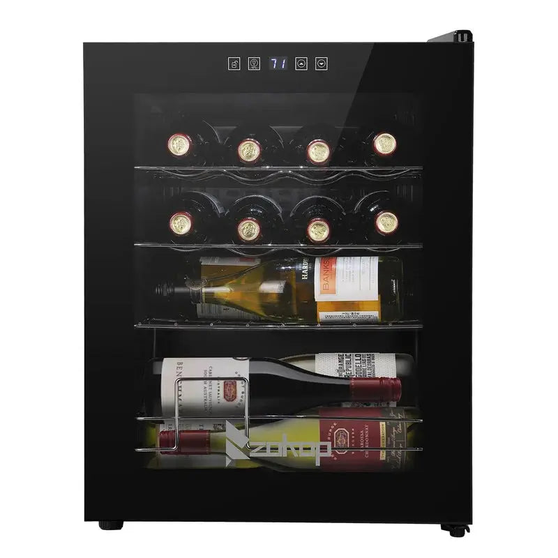 Winado 17.72'' 16 Bottle and Can Single Zone Freestanding Wine & Beverage Refrigerator | Fridge.com