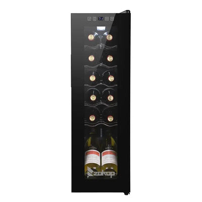 Winado 9.92'' 12 Bottle Single Zone Freestanding Wine Refrigerator | Fridge.com