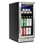 Built-In and Freestanding 15 In. Mini Beverage Refrigerator/Wine Cabinet Cellar Cooling Unit in Black and Silver | Fridge.com