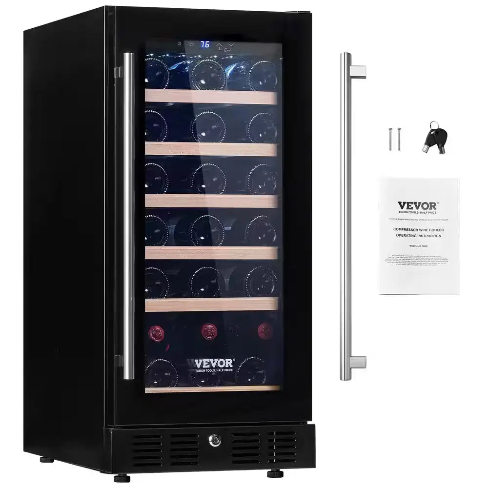 Wine Cooler, 110-Volt 78 Cans and 20 Bottles under Counter Built-In or Freestanding Wine Cooler, Dual Zone, Blue Light | Fridge.com