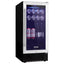 Wine Cooler, 96 Cans Capacity under Counter Built-In or Freestanding Wine Refrigerator, Beverage Cooler with LED, Black | Fridge.com